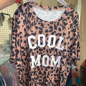 Cool Mom Leopard Tee!